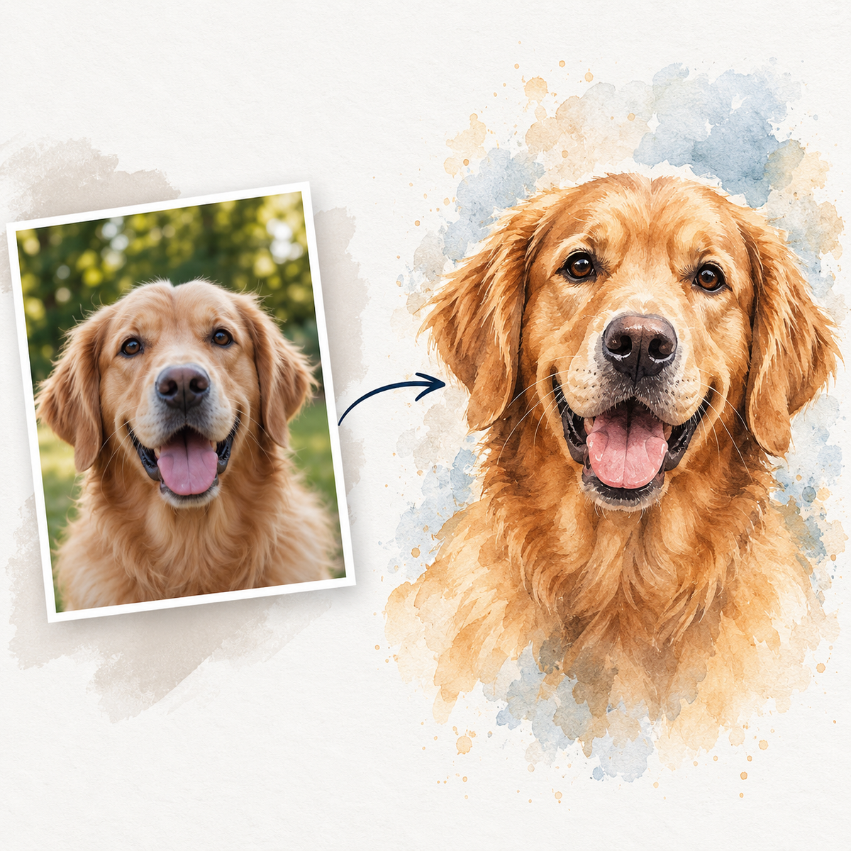 Personalised Pet Portrait – Digital
